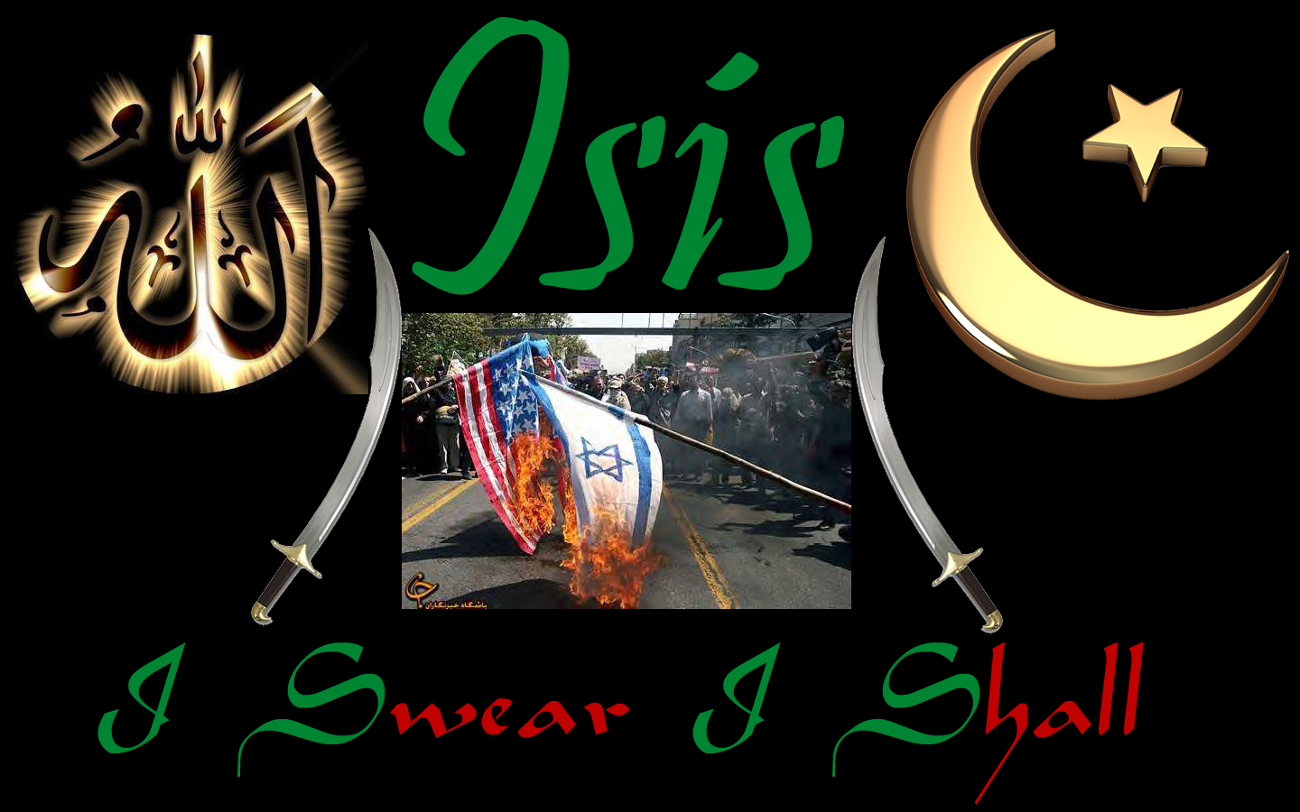 Isis Flag, I Swear I Shall